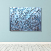 Boxcuttings: Blau Leinwanddruck (Insitu (Holzboden))