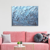 Boxcuttings: Blau Leinwanddruck (Insitu (Wohnzimmer))