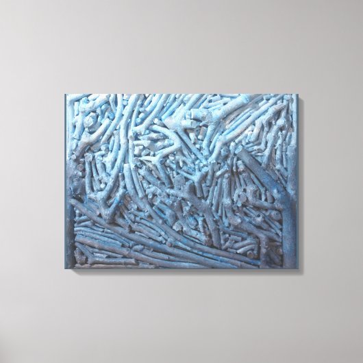 Boxcuttings: Blau Leinwanddruck (Vorderseite)