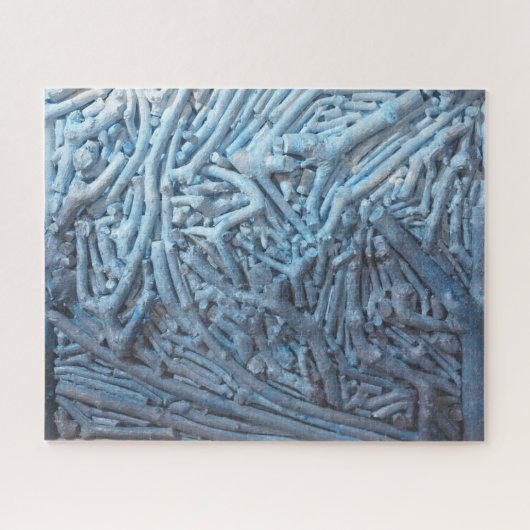 Boxcuttings: Blau Puzzle (Horizontal)