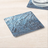 Boxcuttings: Blau Rechteckiger Pappuntersetzer (angewinkelt)