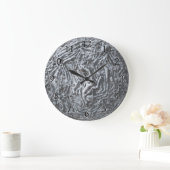 Boxcuttings: Mond Große Wanduhr (Zuhause)