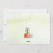 Boxday Snowman Holiday Card Feiertagskarte (Rückseite)