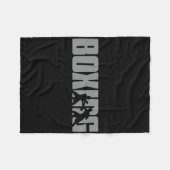 Boxdesign für Boxer - Boxen Fleecedecke (Vorderseite (Horizontal))