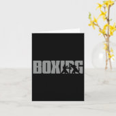 Boxdesign für Boxer - Boxen Karte (Gelbe Blume)
