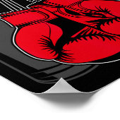 Boxdesign für Boxer - Boxing 1 Poster (Ecke)