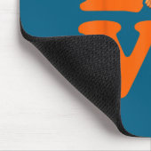 Boxe süßen Affen Mousepad (Ecke)