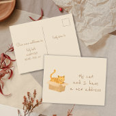 Boxed & Bounded Cat | Zuhause Moving Postkarte