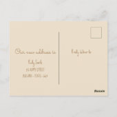 Boxed & Bounded Cat | Zuhause Moving Postkarte (Rückseite)