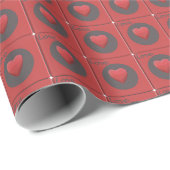 Boxed Liebe Red Geschenkpapier (Rolleneckpunkt)