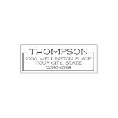 Boxed Rücksendeadresse Permastempel (Design)