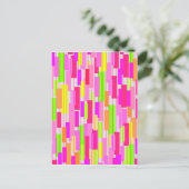 Boxed Stripe Postkarte (Stehend Vorderseite)