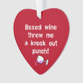 Boxed Wein Ornament (Vorderseite)