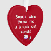 Boxed Wein Ornament (Vorderseite)