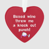 Boxed Wein Ornament (Rückseite)