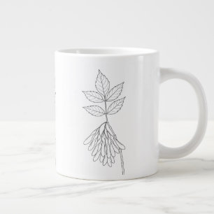 Boxelder Maple - Acer Negundo - Nationale Pflanze Jumbo-Tasse