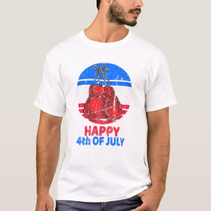 Boxen 4. Juli Retro Juli T-Shirt