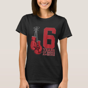 Boxen 6 Jahre Phantastischer Boxer 6. Geburtstag T-Shirt