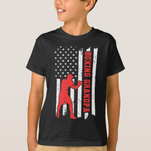Boxen Amerika Flagge Boxen Martial Arts Boxen Opa T-Shirt