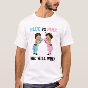 Boxen Babys Junge Mädchen Geschlecht Enthüllung Bl T-Shirt