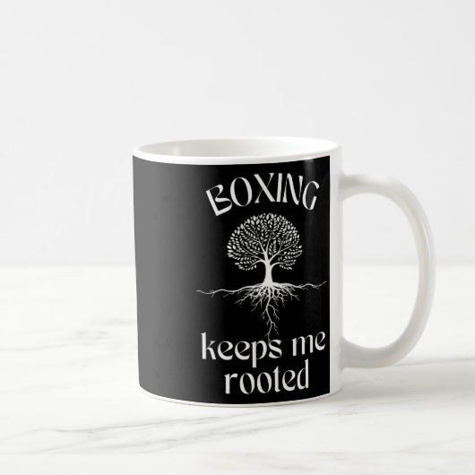 Boxen Behalte mir gewurzelte spirituelle Baumkämpf Kaffeetasse (Rechts)