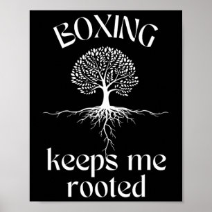 Boxen Behalte mir gewurzelte spirituelle Baumkämpf Poster