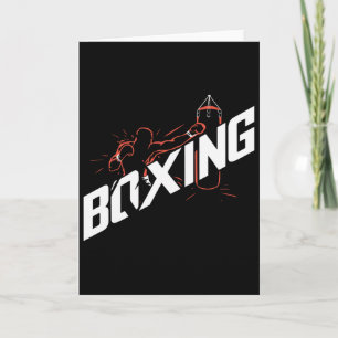 Boxen Boxen Byg Boxen Kickboxen Boxen Liebhaber Karte