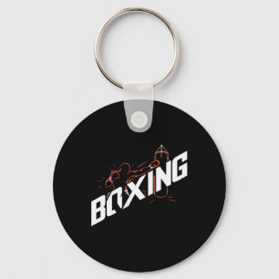Boxen Boxen Byg Boxen Kickboxen Boxen Liebhaber Schlüsselanhänger