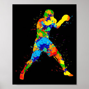 Boxen Boxer Jungen Kinder Männer Poster