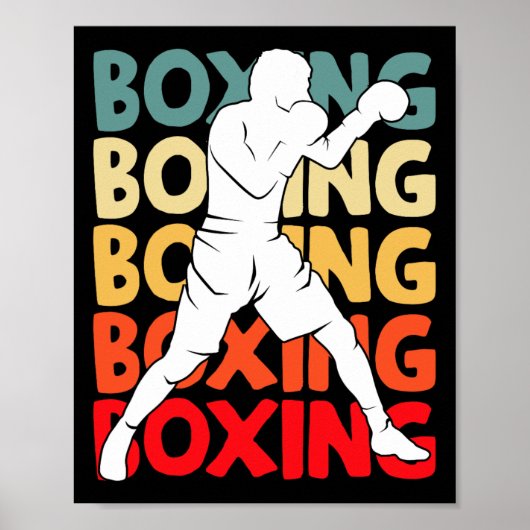 Boxen Boxer Jungen Männer Kinder 1 Poster (Vorne)