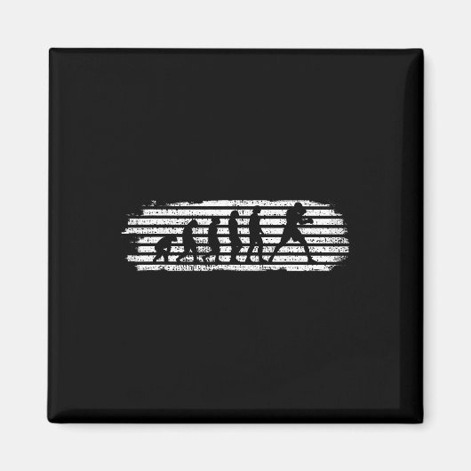 Boxen Boxer Kampf Geschenk Club  Magnet (Vorne)