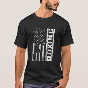Boxen Boxer USA Amerika Vintage Boxhandschuhe Kic T-Shirt