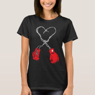 Boxen Boxer Valentinstag Herz Boxen Kampf Box T-Shirt