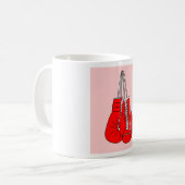 Boxen Boxerweibchen Boxerboxen Kaffeetasse (Vorderseite Links)