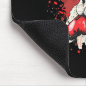 Boxen Bunny mit Boxhandschuhen Kickboxen Lustig B Mousepad (Ecke)