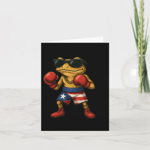 Boxen Coqui Puerto Rico Flag Sungles Boricua Spaß Karte