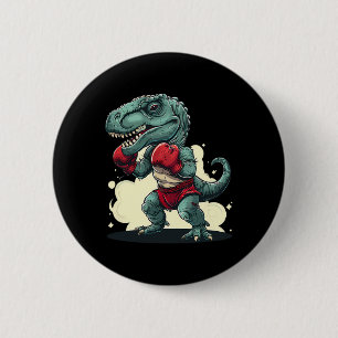 Boxen Dinosaur Boxer Dino Kickboxen T-Rex Boxen Button