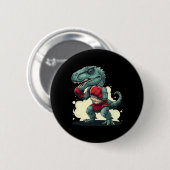 Boxen Dinosaur Boxer Dino Kickboxen T-Rex Boxen Button (Vorne & Hinten)