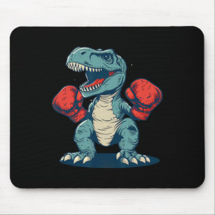 Boxen Dinosaurier Boxer Dino Kickboxen T-Rex Boxen Mousepad