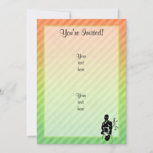 Boxen Einladung (Vorderseite)