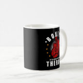 Boxen Es ist billiger Therapy Boxhandschuhe Gesche Kaffeetasse (VorderseiteRechts)