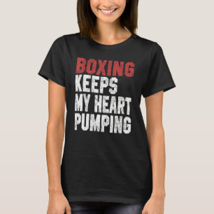 Boxen für Männer Frauen Boxen hält mein Herz pumpe T-Shirt