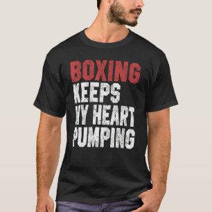 Boxen für Männer Frauen Boxen hält mein Herz pumpe T-Shirt