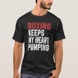 Boxen für Männer Frauen Boxen hält mein Herz pumpe T-Shirt