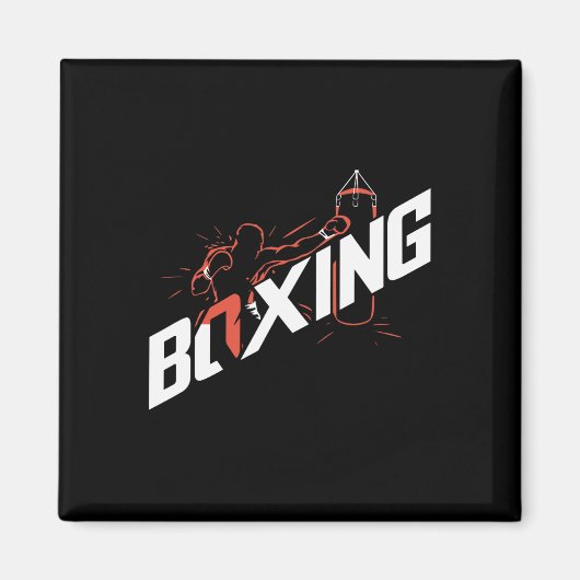 Boxen G Kickboxen Boxen Boxer Magnet (Vorne)