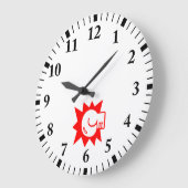 Boxen Große Wanduhr (Winkel)