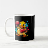 Boxen Gummiente mit Boxhandschuhen Kickboxen F Kaffeetasse (Links)