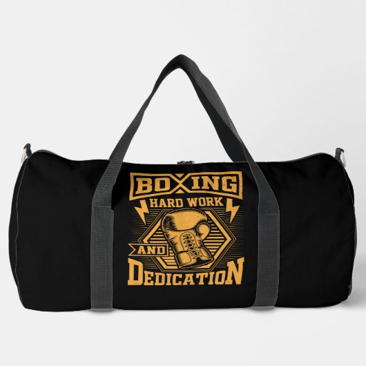 Boxen Harte Arbeit Und Hingabe Duffle Bag (Vorderseite)