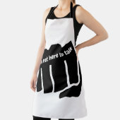 Boxen, ich bin nicht hier, um zu reden schürze (InSitu)