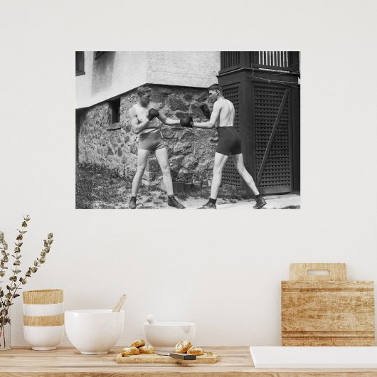 Boxen im Hinterhof: 1912 Poster (Küche)